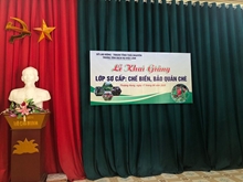 Khai giảng lớp nghề Sơ cấp Chế biến, bảo quản chè xã Thượng Nung, huyện Võ Nhai năm 2020